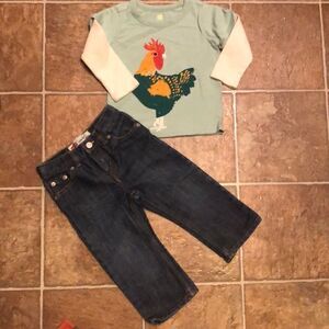 Adorable Levi’s and Tea Outfit